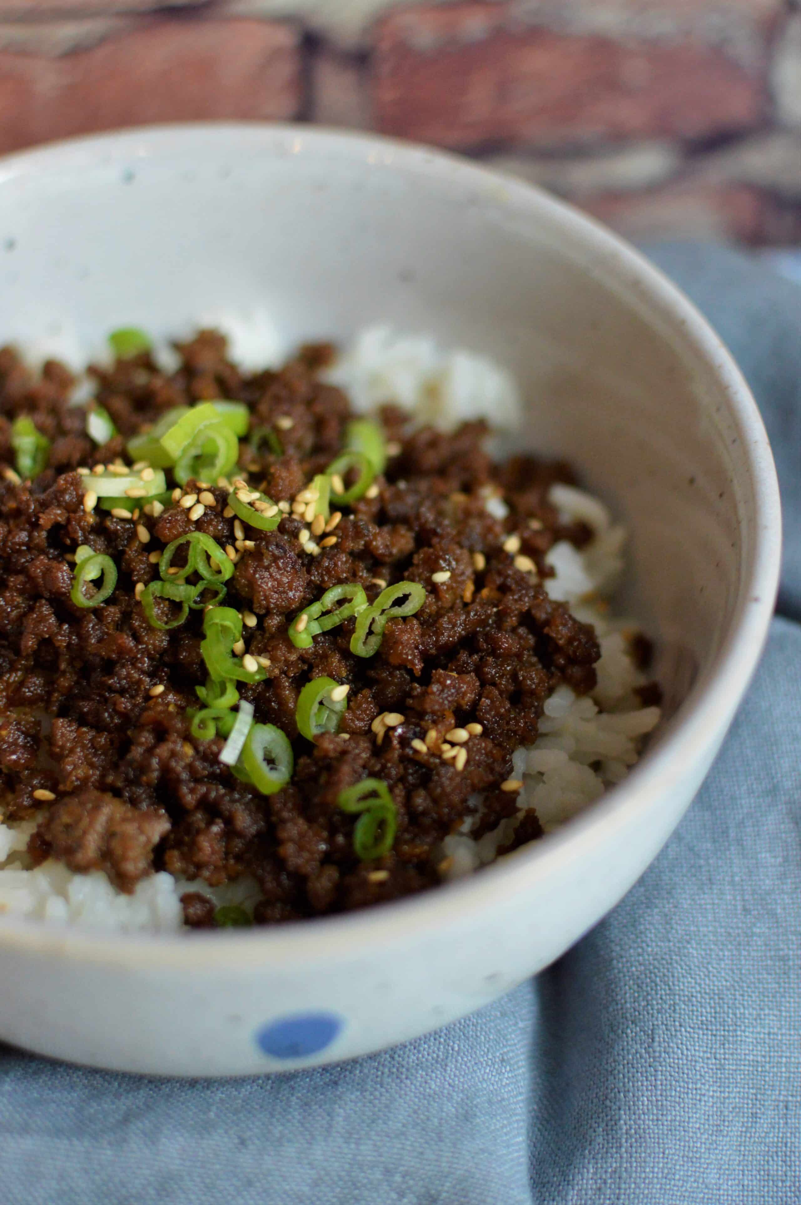 korean beef bowl