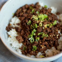 korean beef bowls