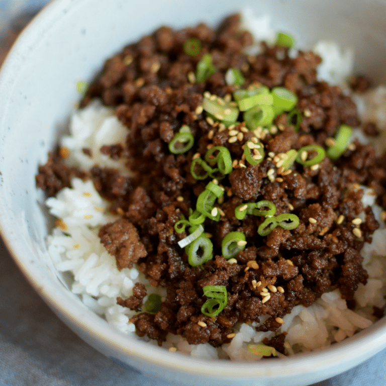 Easy Korean Beef Bowls