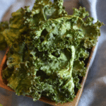A close up image of Ranch Kale Chips