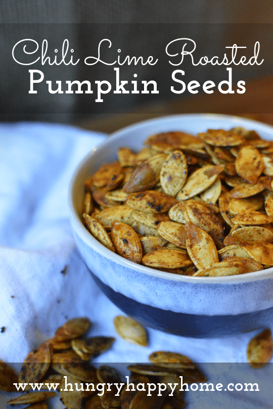 Chili Lime Roasted Pumpkin Seeds