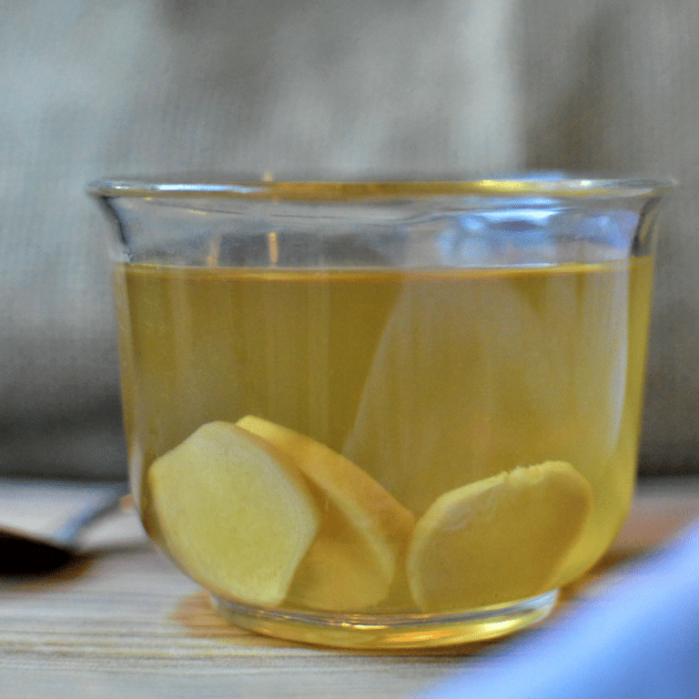 Fresh Ginger Honey Tea