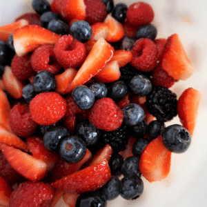 mixed berry fruit salad