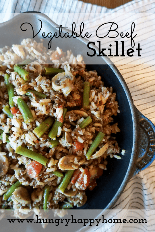 vegetable beef skillet