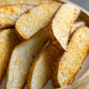 Roasted potato wedges