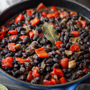 Caribbean black beans