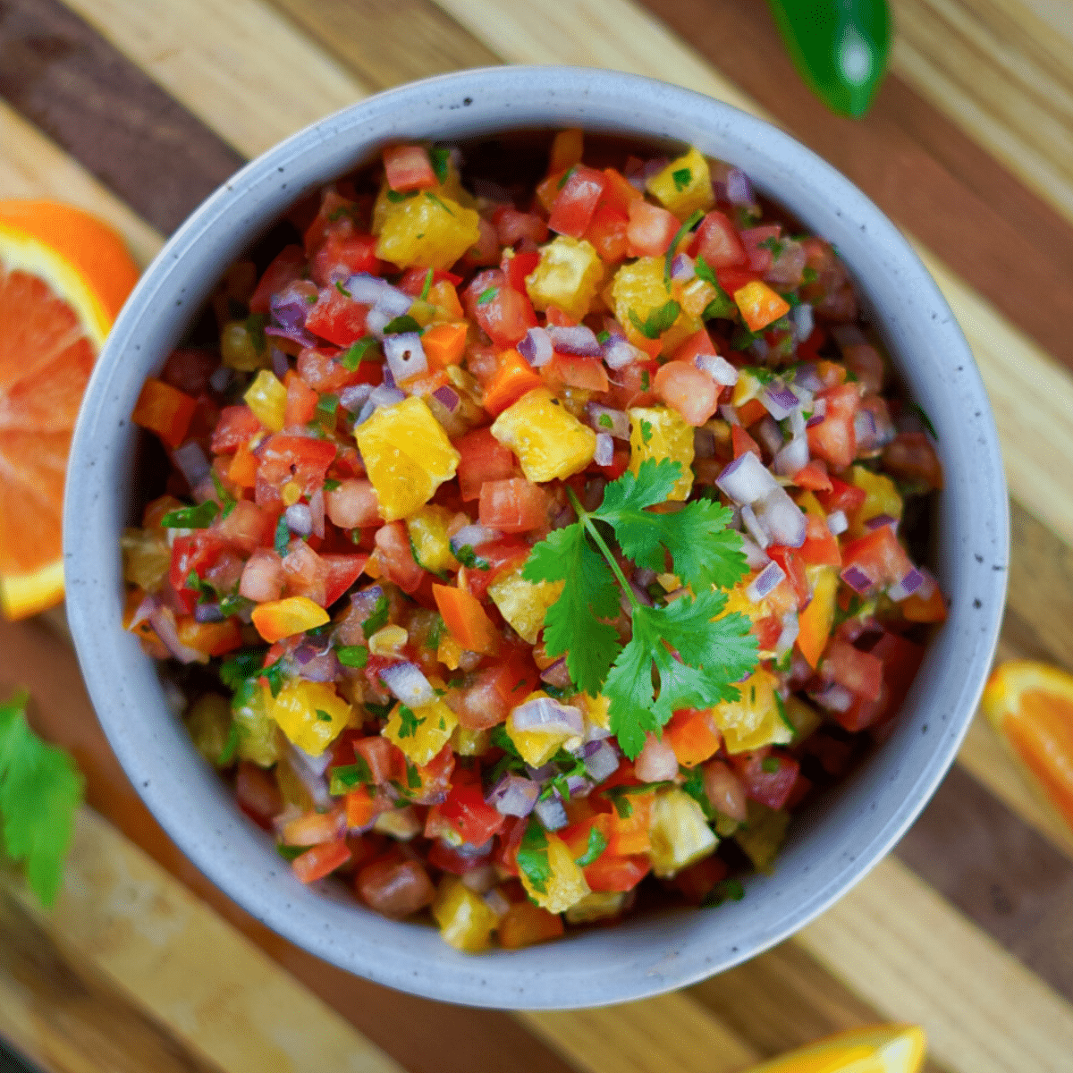 Fresh Orange Salsa - Hungry Happy Home