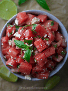 watermelon basil salad