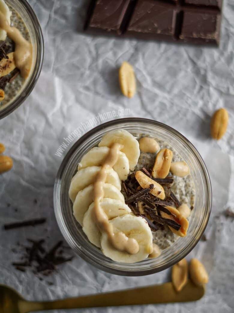 Peanut Butter Cup Chia Pudding