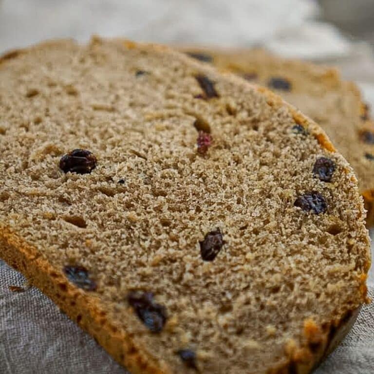 Sourdough Discard Cinnamon Raisin Bread (Bread Machine)